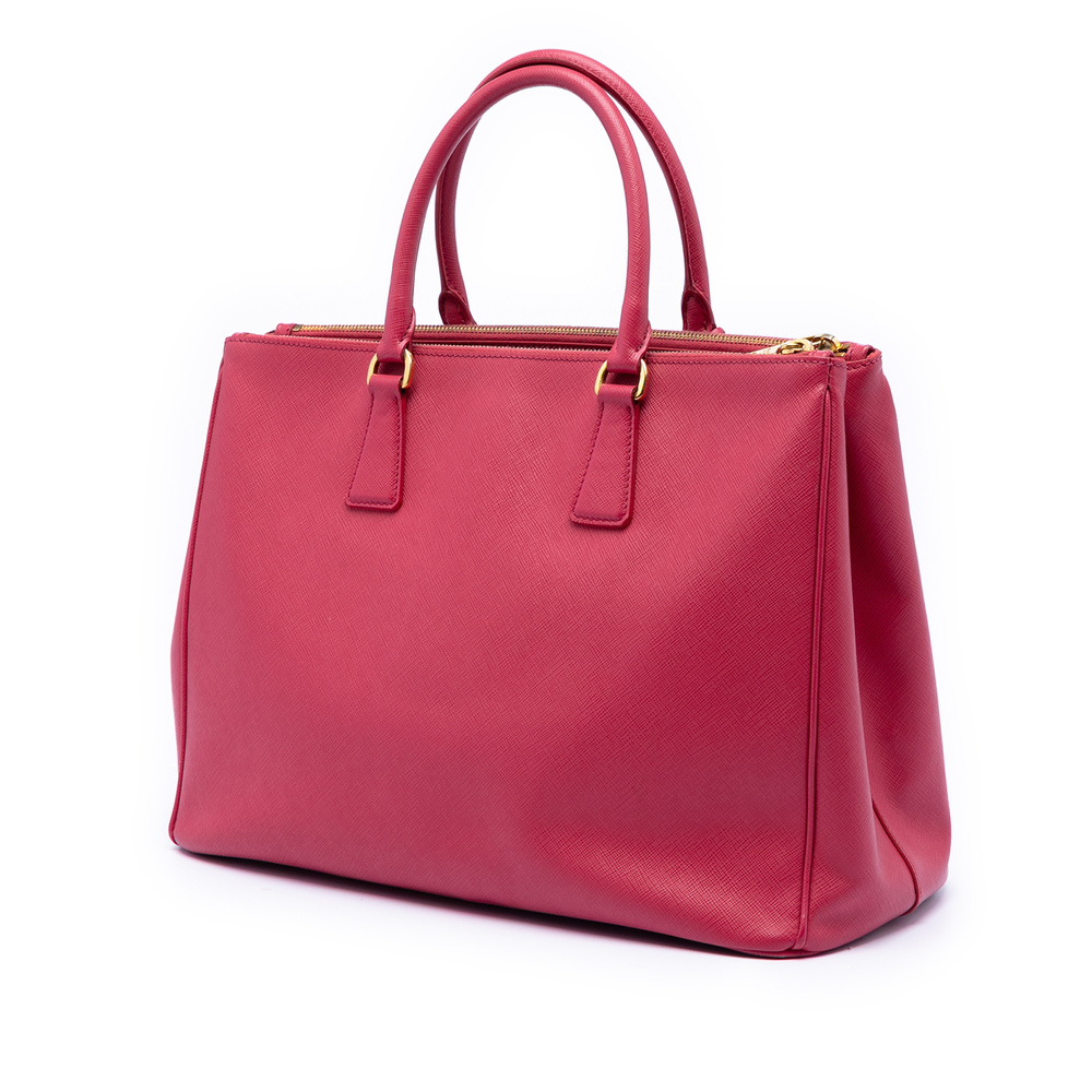 Pre-Loved Prada Large Saffiano Lux Galleria Double Zip Satchel - Picture 2 of 6